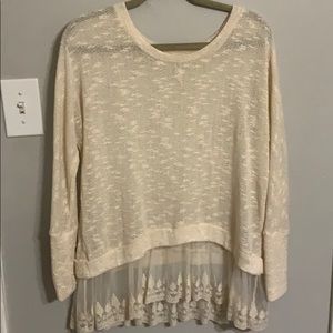 Others follow knit lace sweater